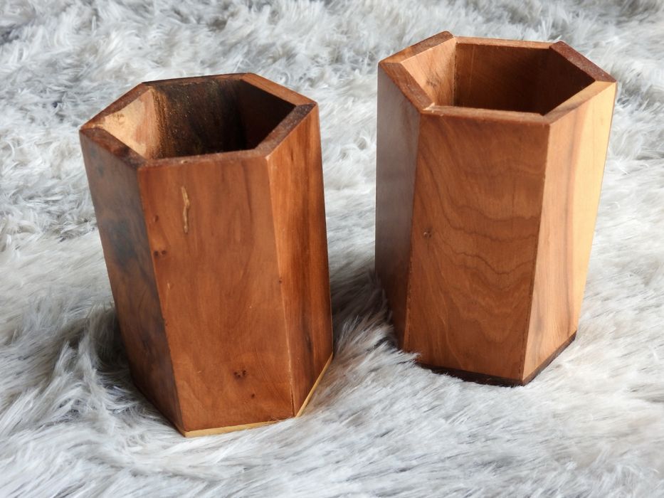 Porta canetas madeira