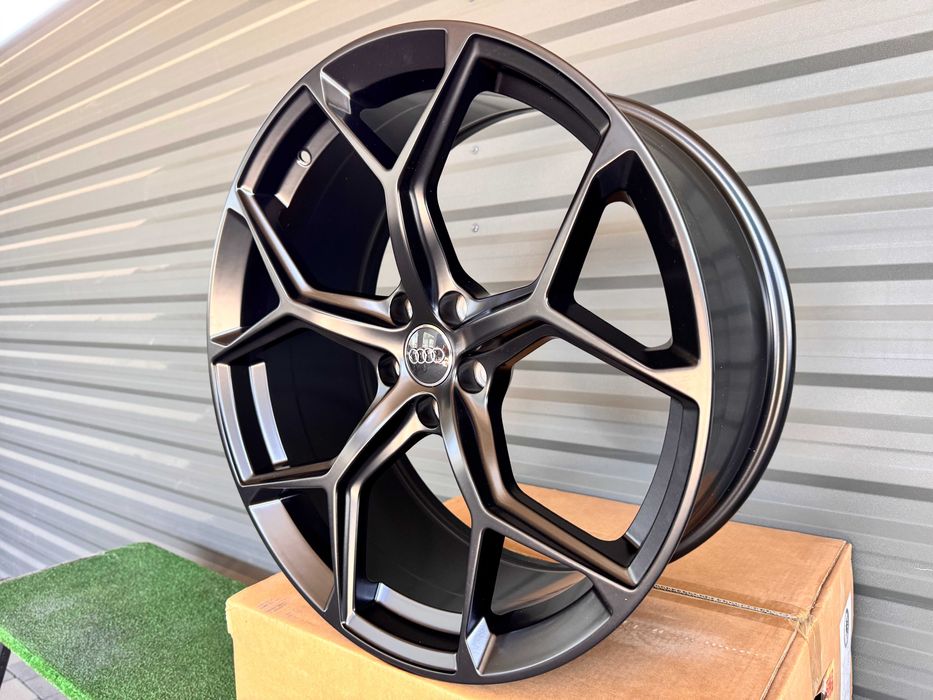 Нові Чорні Матові титани R21 5x112 Audi A5 A7 A8 Q7 Q8 RS Sline Q5 VW