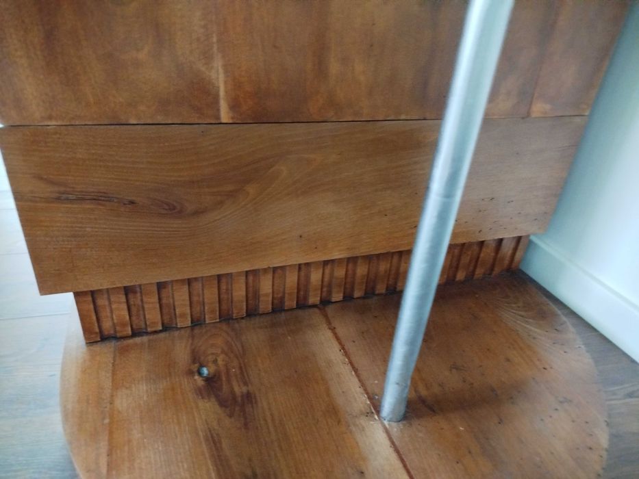 Sofá ou Cama de dia Art Deco Vintage, Restaurada, Anos 30