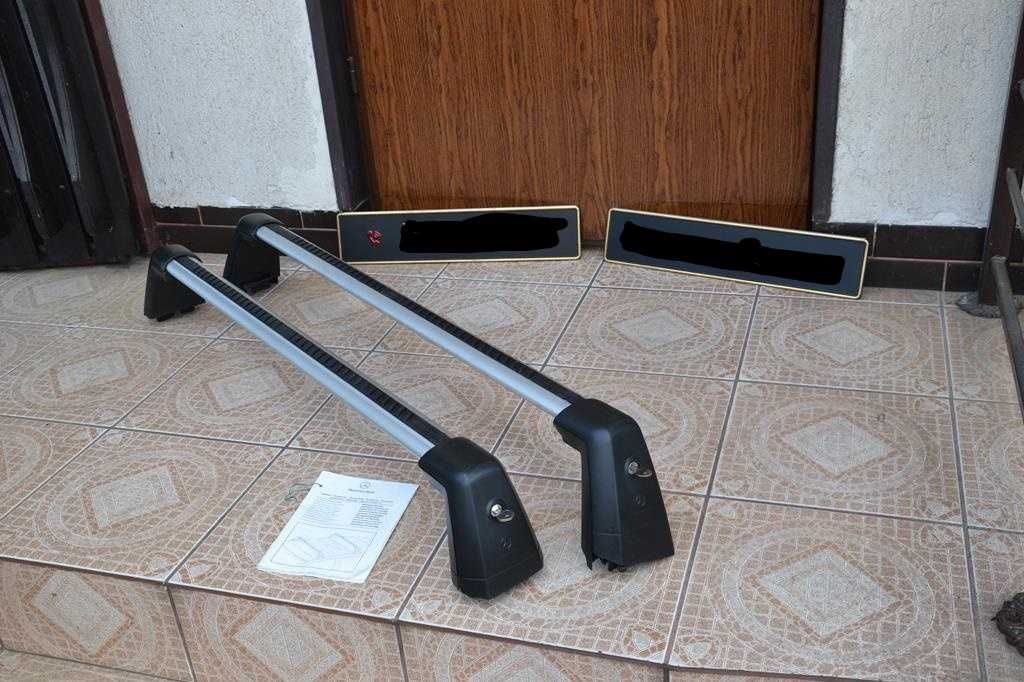 MERCEDES S W222 ORYGINALNY Bagażnik,Relingi Belki,,Poprzeczki Wysyłka