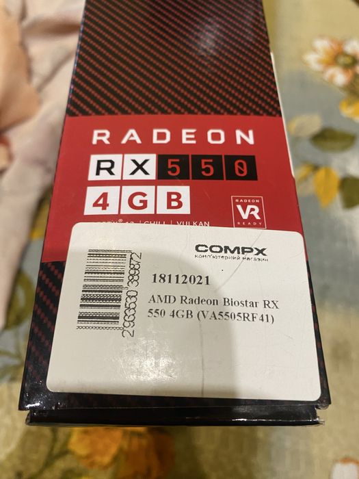 Відеокарта Radeon RX550 4 gb