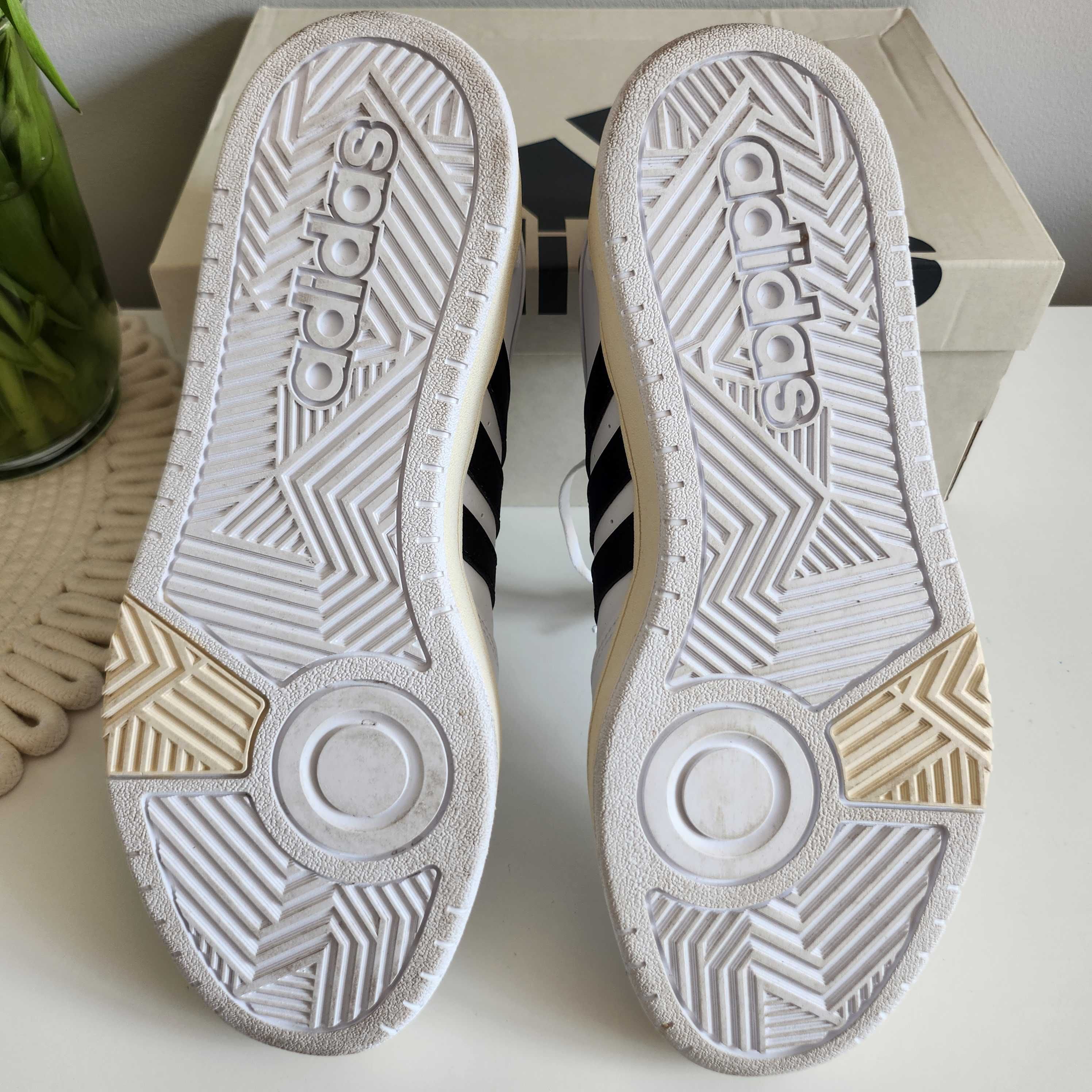 Buty męskie, Adidas Sneakersy Hoops 3.0, Biały, roz. 41 1/3
