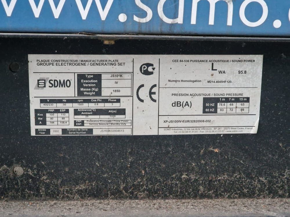 Дизельний генератор SDMO