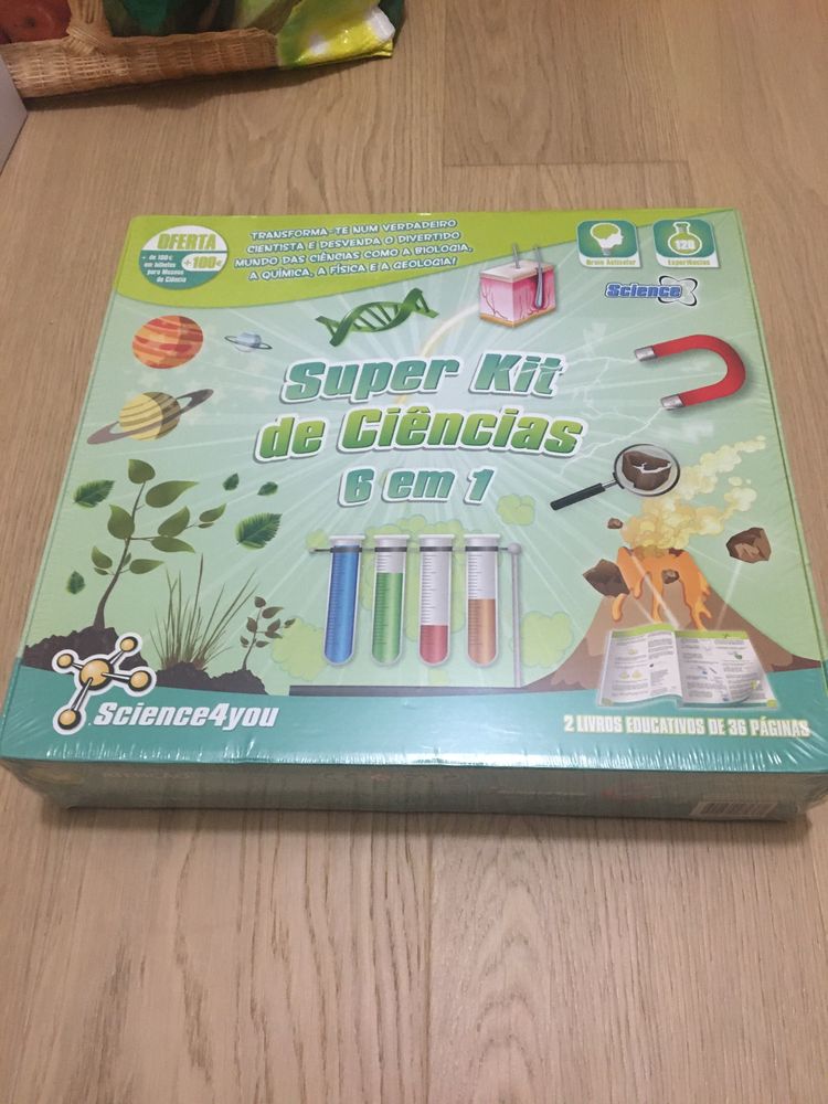 Super kit de ciências 6 em 1 sience4you