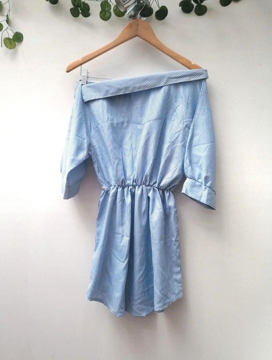 Vestido Camiseiro às riscas