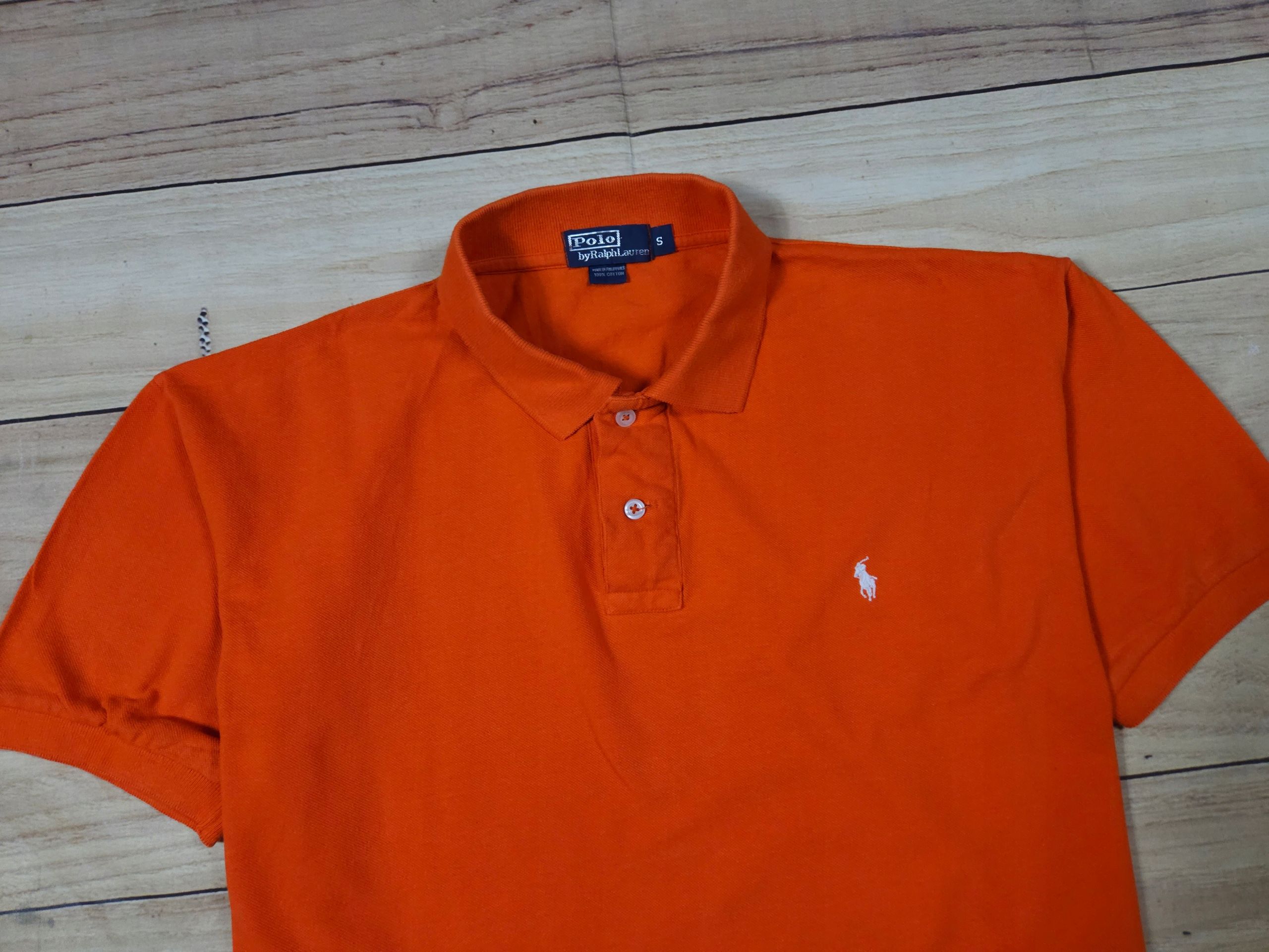POLO RALPH LAUREN Koszulka Polo Męska Pomarańczowa r. S