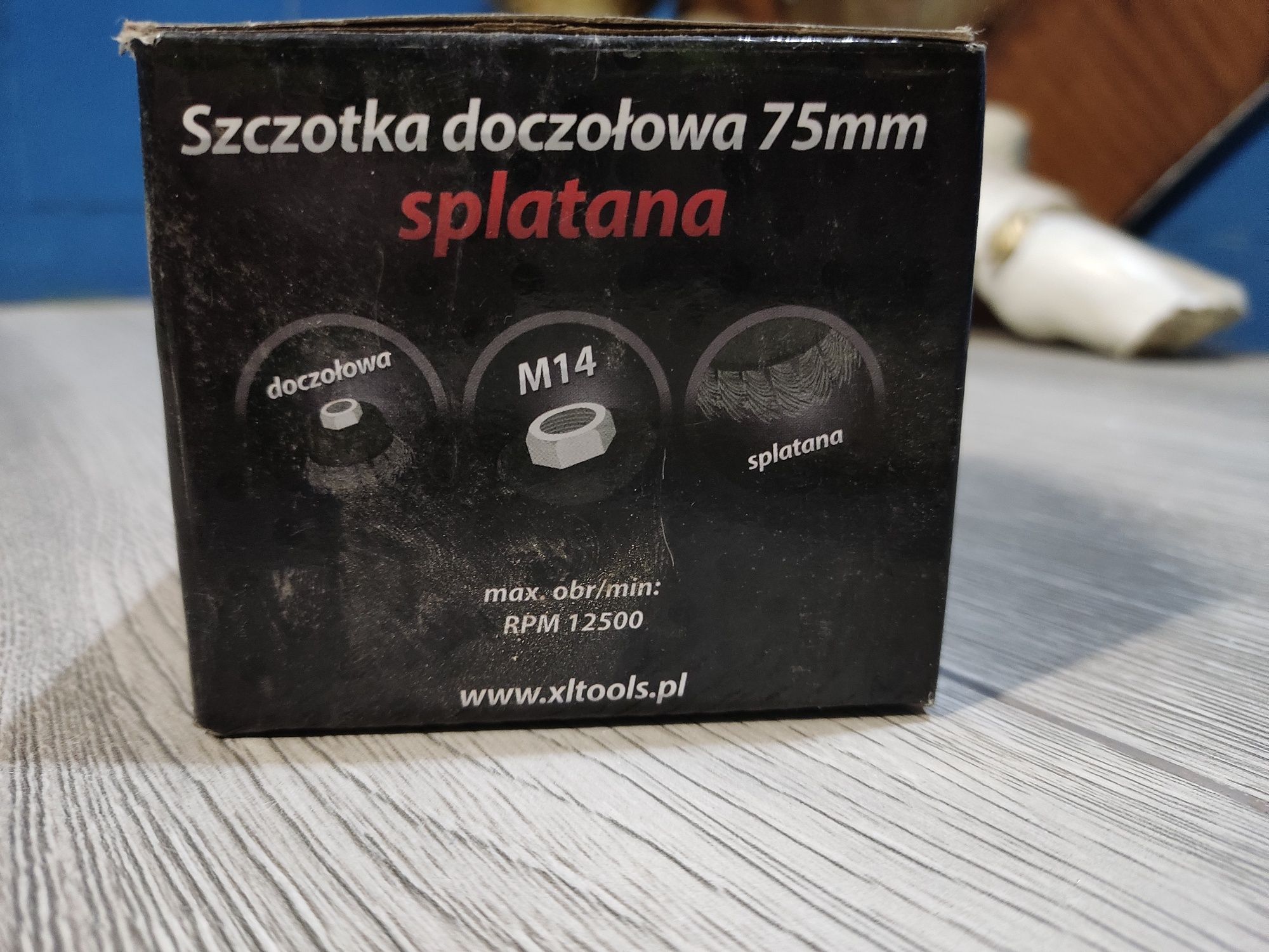 Szczotka druciana czołowa 75mm - 14M do szlifierki