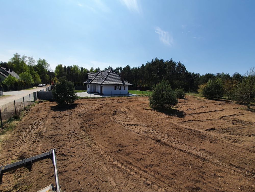 Mulczowanie terenu, mulczer, wycinka, karczowanie, frezowanie