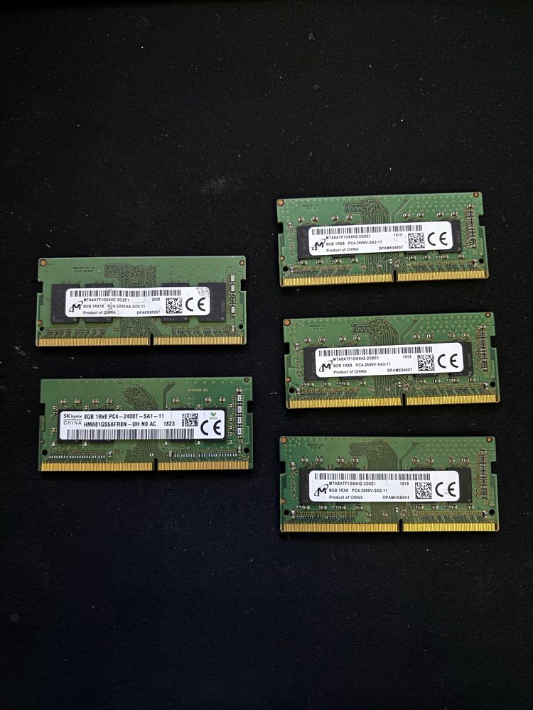Memórias RAM Computador Portátil