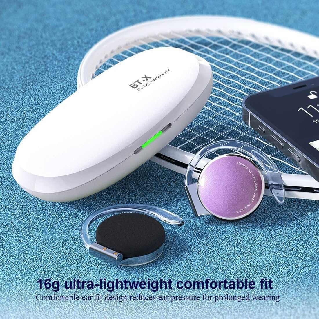 Słuchawki z klipsem Bluetooth sport V5.3