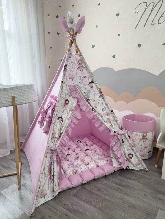 Вігвам для дівчинки з феями, хатинка, палатка дитяча