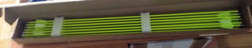 Strzały do łuku jaskrawe