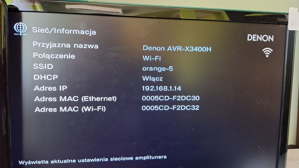 7.2 Denon AVR-X3400 Heos Wi-Fi Bt 4k/60p DSD spotify HDR AirPlay2