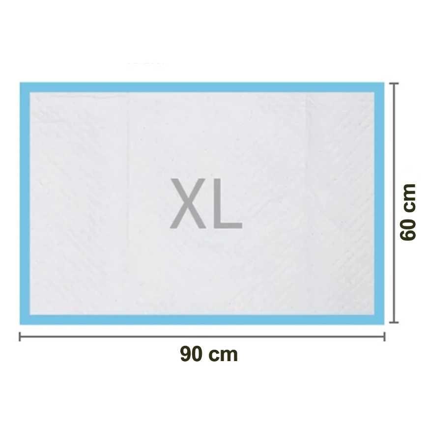 PODKŁADY MATY HIGIENICZNE dla psa XL 90x60cm 50 szt