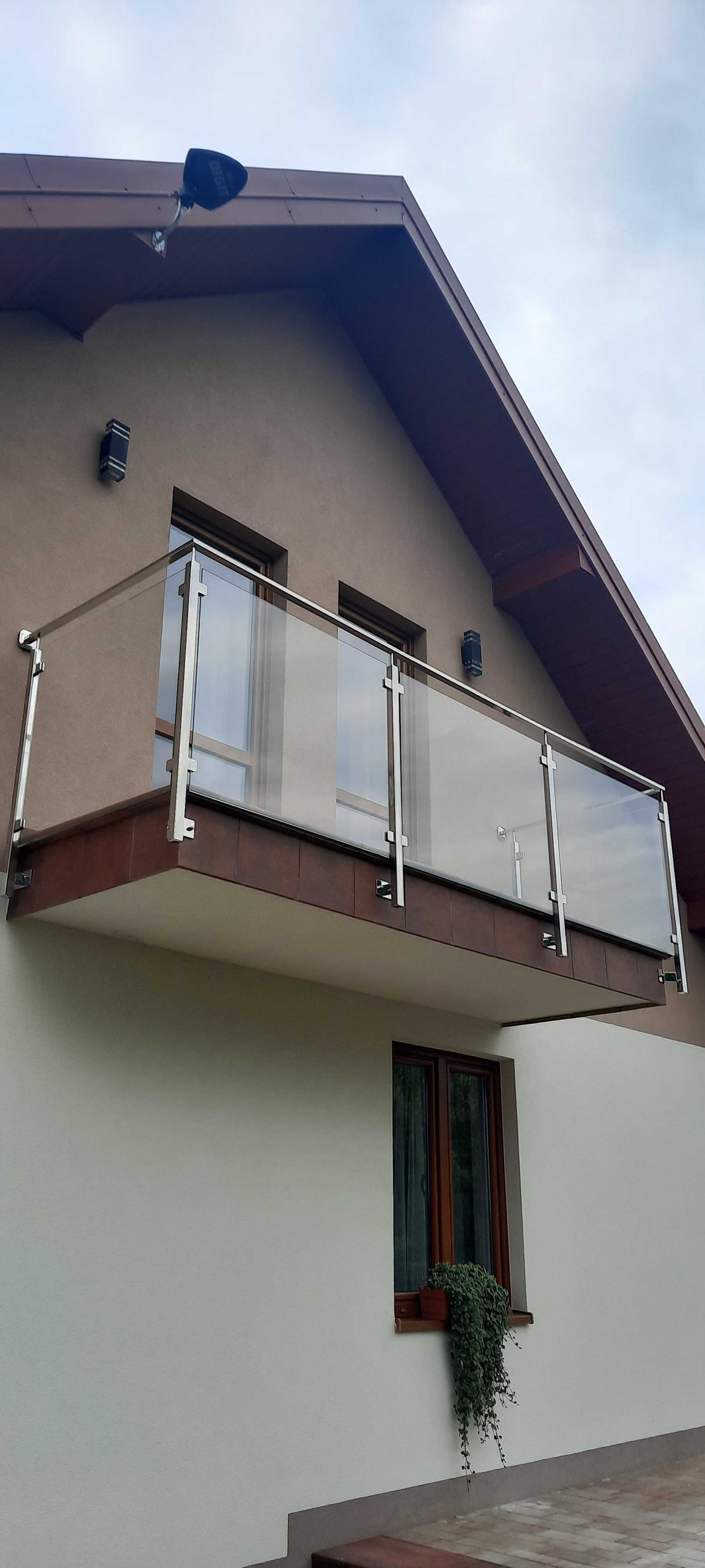 Balustrady Barierki Ze Stali Nierdzewnej Szklane Balkony Schody Dachy