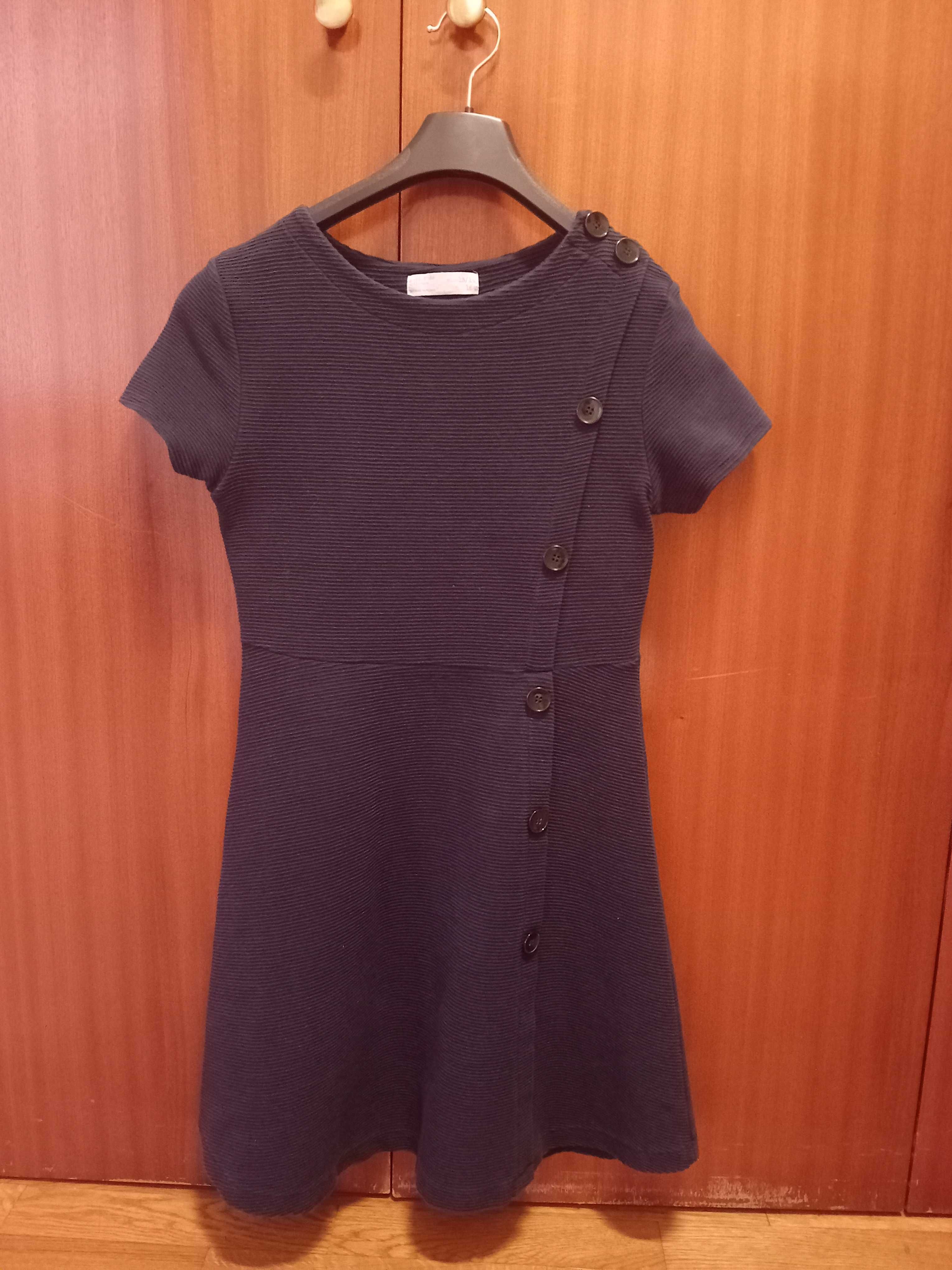 Vestido azul escuro Zara kids 13/14