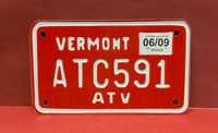 Tablica rejestracyjna Usa - Vermont