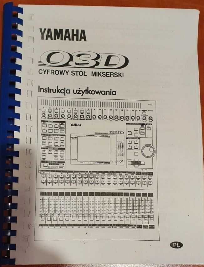 Polska instrukcja obsługi miksera cyfrowego YAMAHA 03D