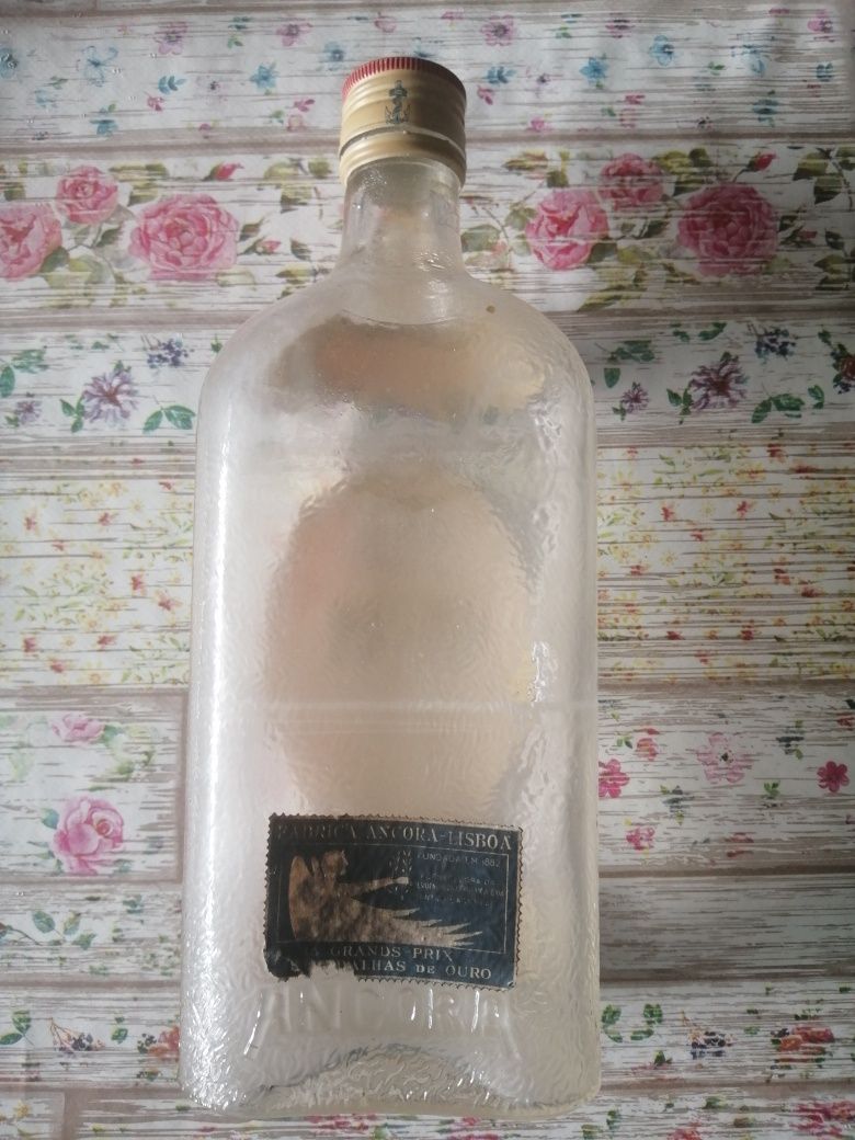 Garrafa de GIN âncora, VAZIA