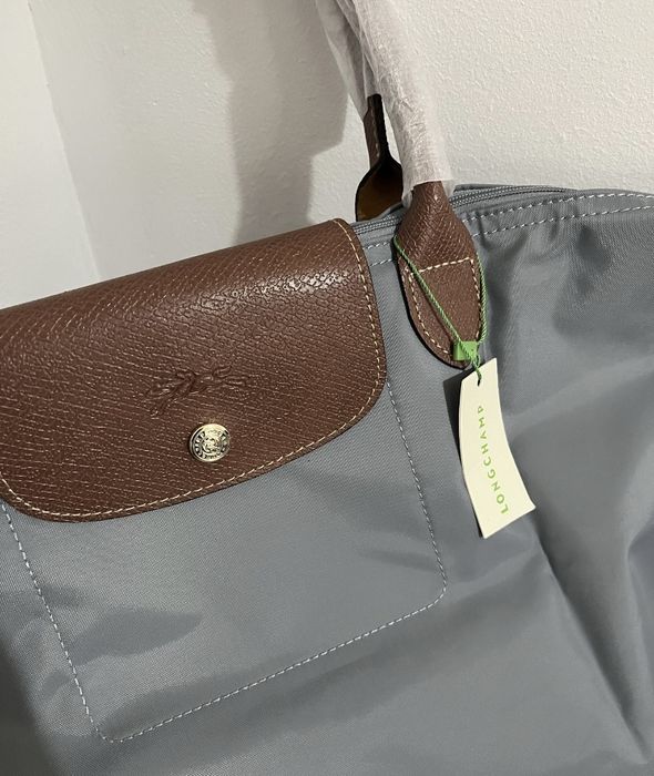 Mala Longchamp Cinzenta L