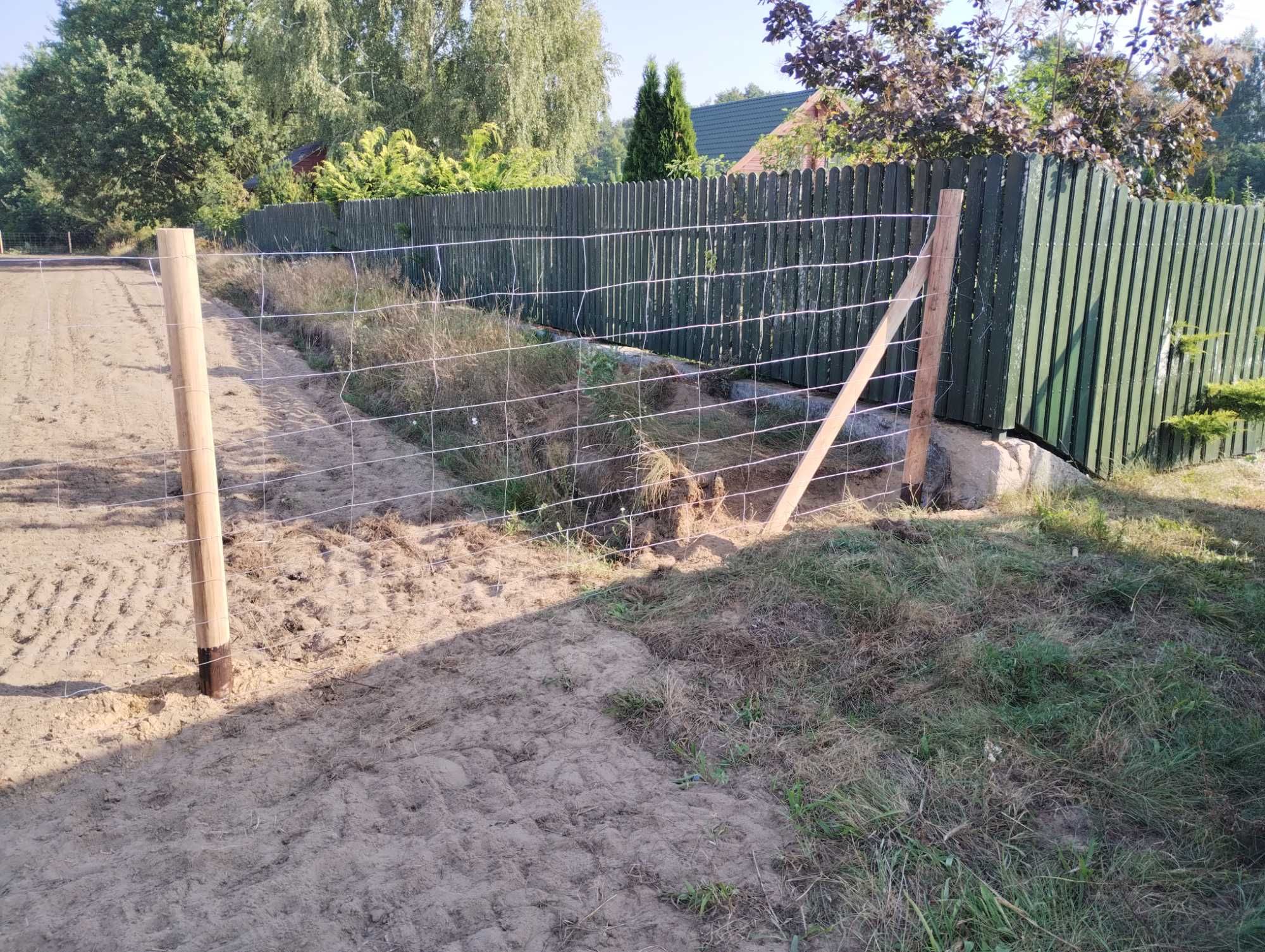 Ogrodzenie budowlane tymczasowe leśne już 16 zł. mb. Chojnice