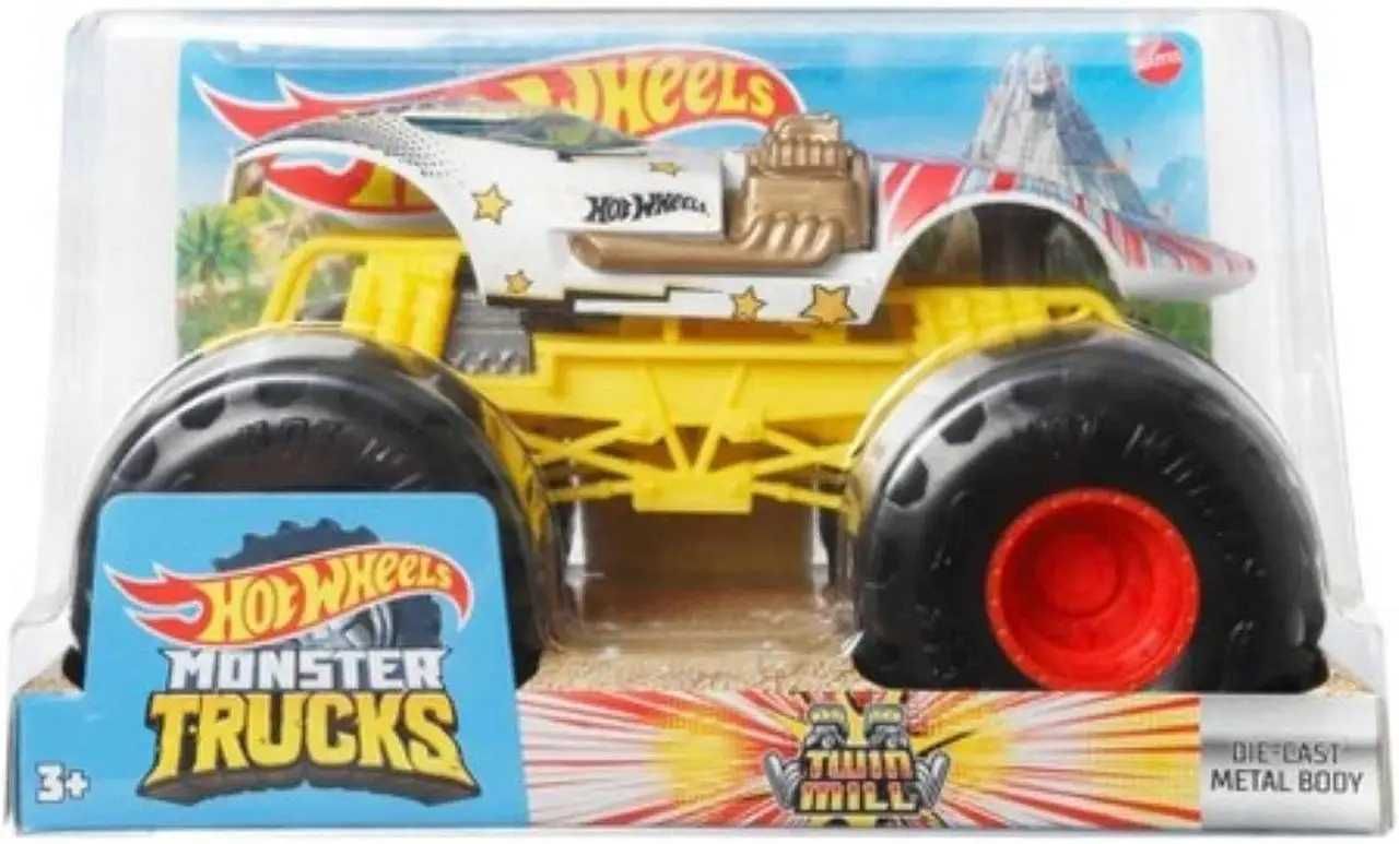 Машинка Хот Вілс Hot Wheels Monster Trucks Twin Mill 1:24 GWK97 Mattel