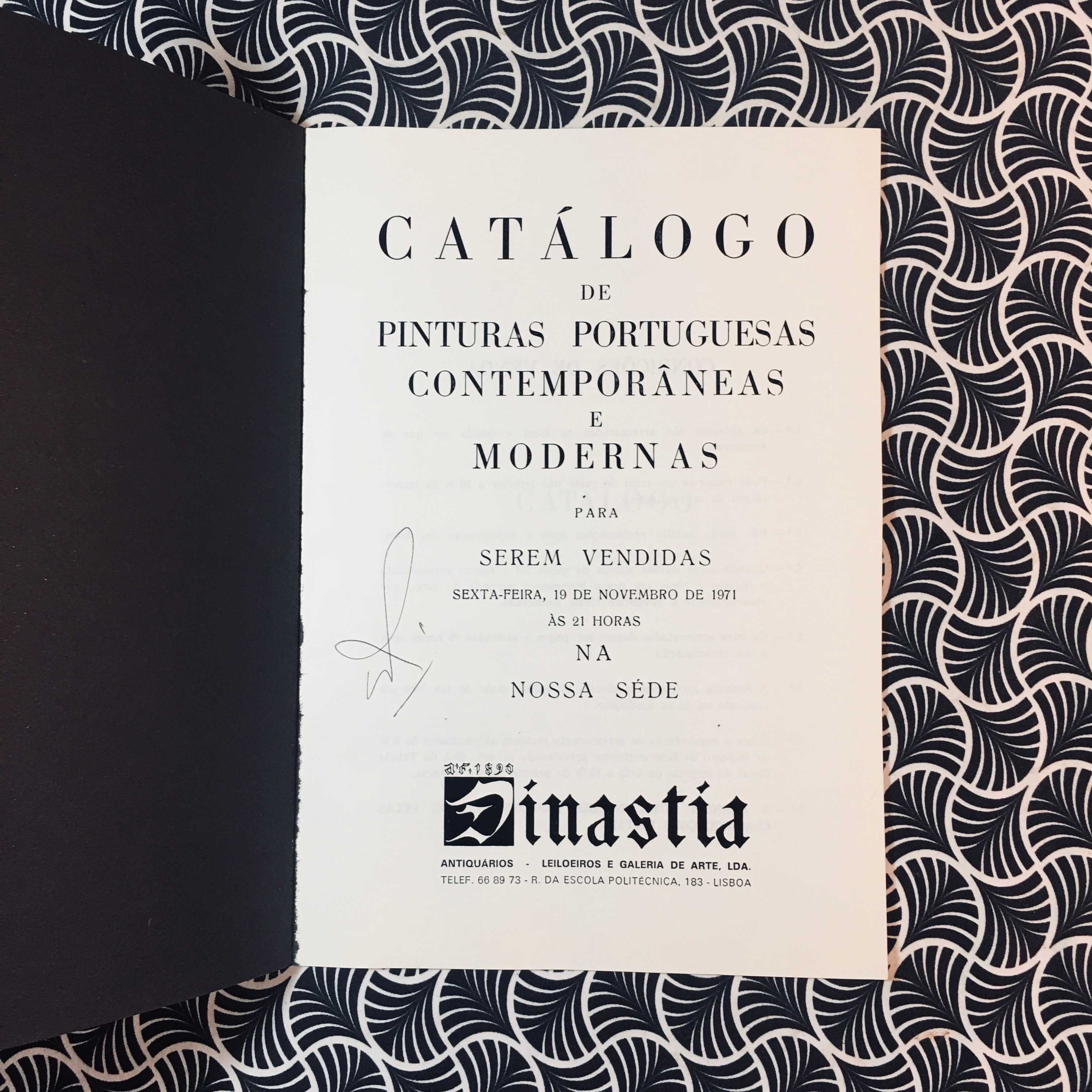 Catálogo de Pinturas Portuguesas Contemporâneas e Modernas Dinastia