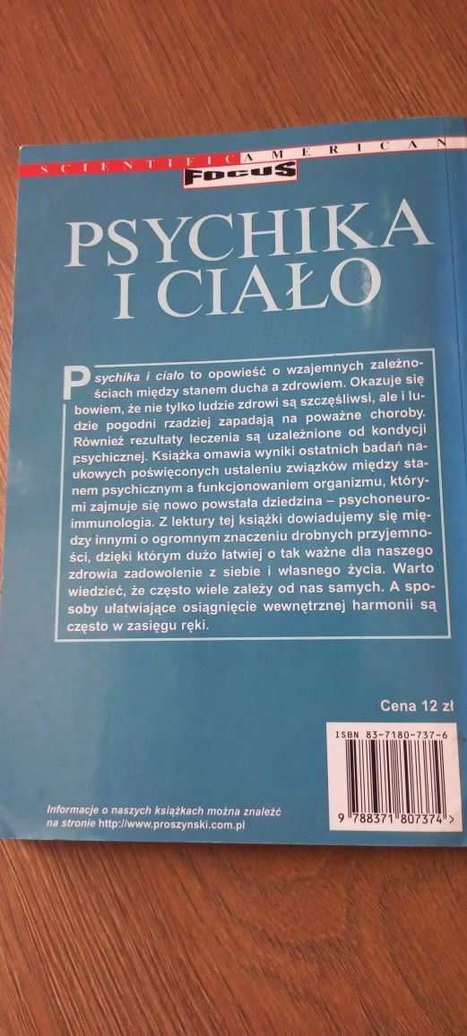 Książka Psychika I Ciało