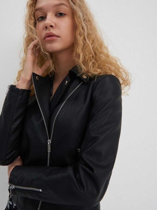 Куртка женская кожаная новая Польша S,М 44 46