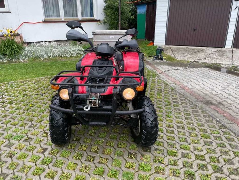 Quad Linhai Tornado 300 z 2007 r. Stan techniczny b. dobry, Napęd 4x4.