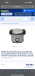 Panela cozer arroz 12litros embalagem original