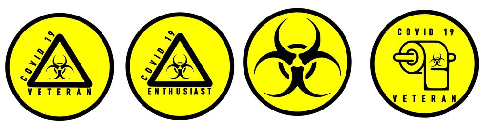 BIOLOGICAL HAZARD virus wirus Lampka LED Fallout Metro Stalker postapo