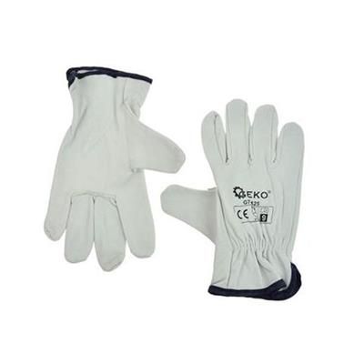 Rękawice robocze monterskie Kozia skóra r.9