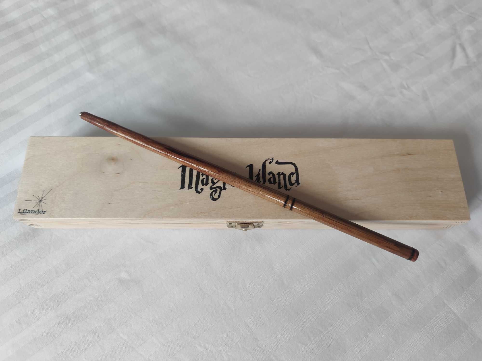 Różdżka Ron Weasley 30cm drewniana w pudełku Harry Potter LILANDER