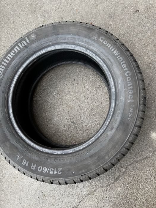 Dwie Opony Continental ContiWinterContact TS830P 215/60/16 2021r.