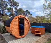 Sauna Ogrodowa 2,5x2 Samodzielny montaż BECZKA