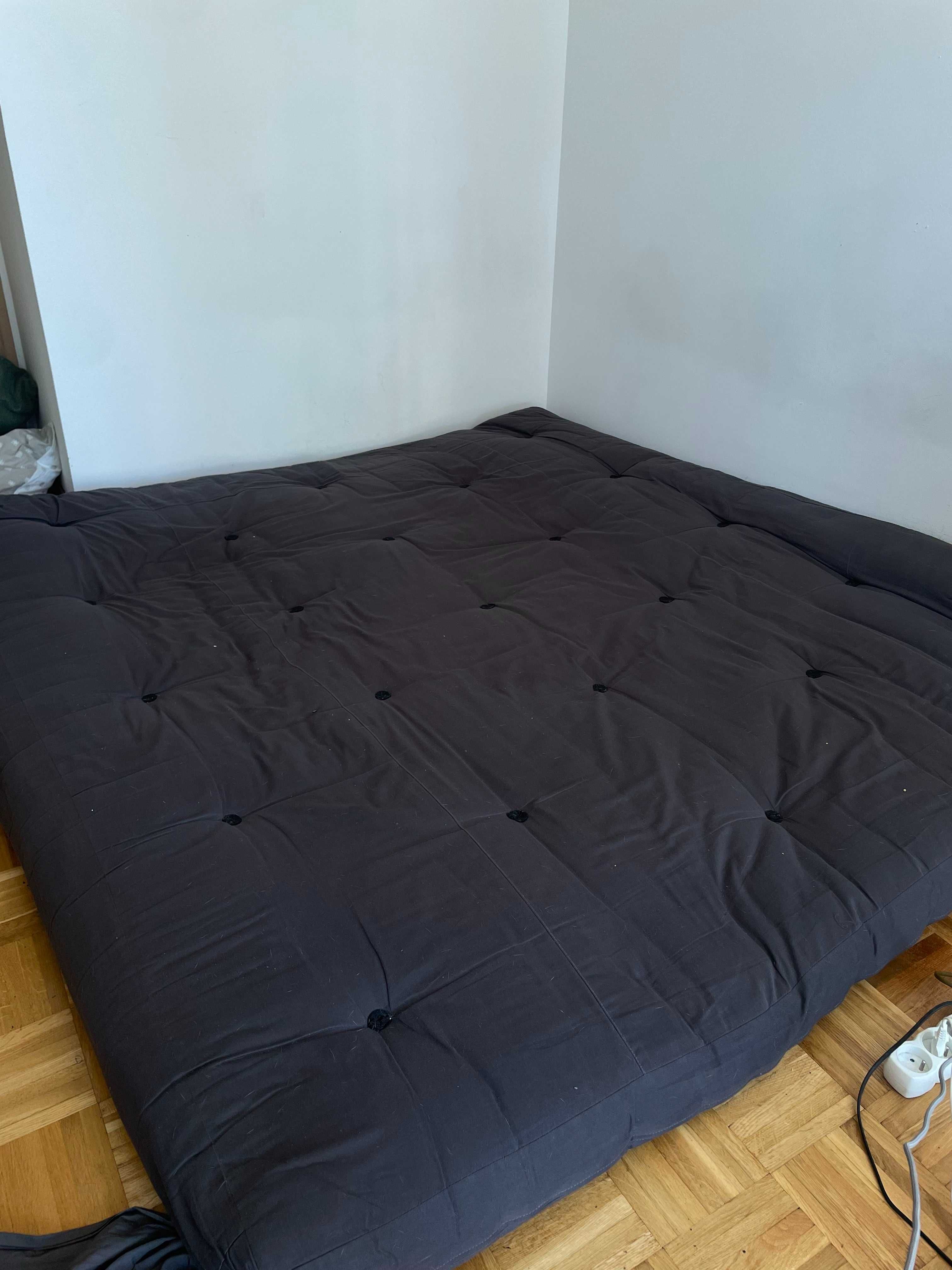 Materac futon lniany 180x200 slodkich snow kokosowy