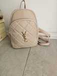Bezowy plecak damski ysl