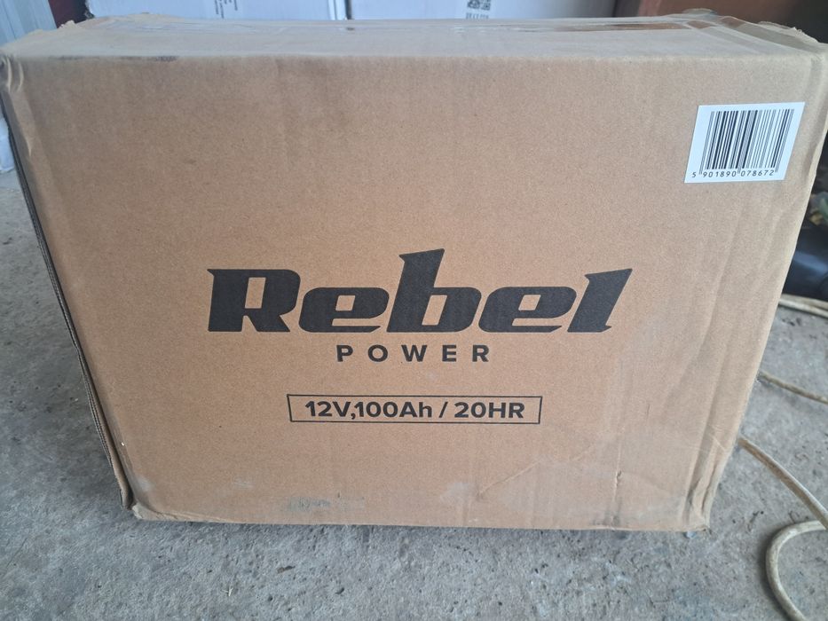 Акумулятор гелевий REBEL 12V 100Ah