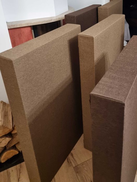 Panele akustyczne z wełny o BARDZO WYSOKIEJ GĘSTOŚCI - 6 szt