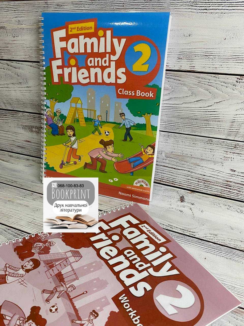 Family and friends 2nd ed 1,2,3,4,5,6 книга+зошит