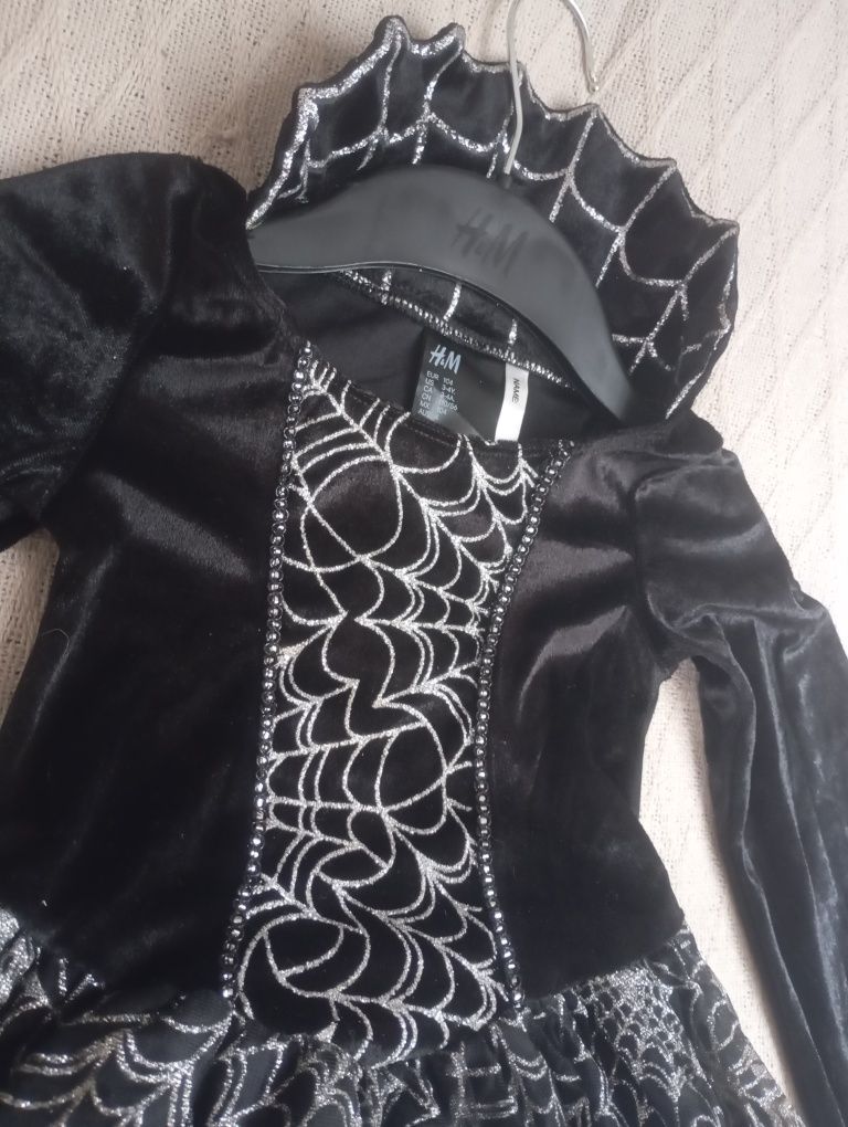 H&M 3-4L Halloween kostium karnawałowy strój królowej pająków