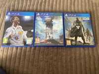 Gry ps4 fifa 18 destiny i star wars Battlefront cena za 3 szt