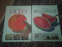 Livros Pintura a Aguarela e A pintura a óleo