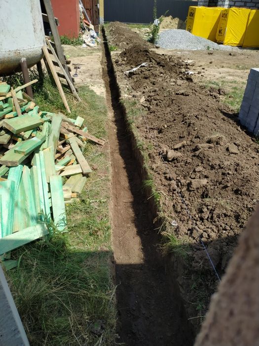 Выполним земляные работы