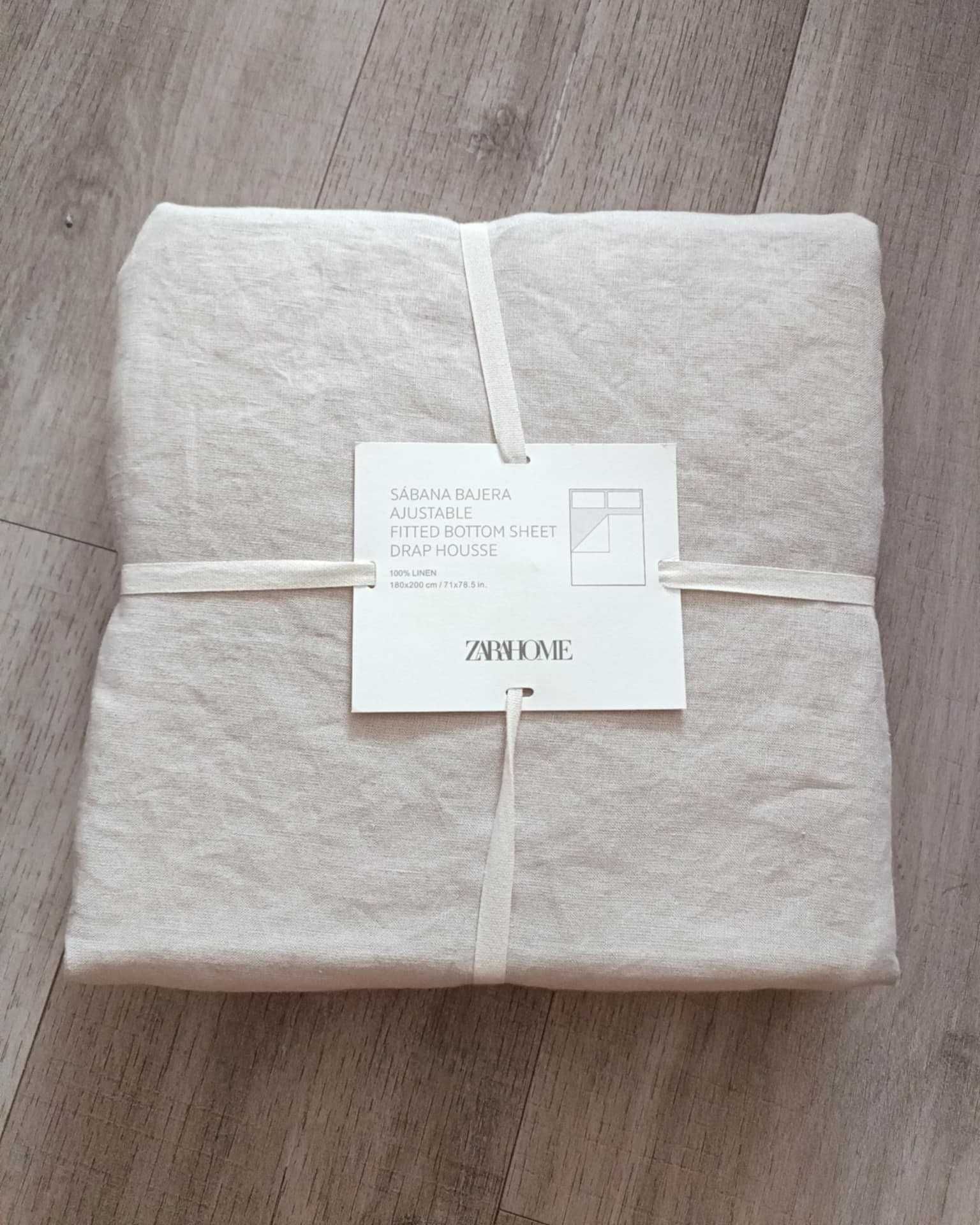 Prześcieradło lniane 100% len nowe Zara Home 180 x 200
nowe z metka