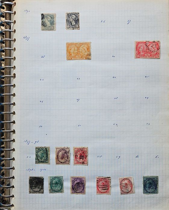 Klaser ze Znaczkami Kanada z lat 1893/2013 Znaczki Pocztowe 1900 EUR