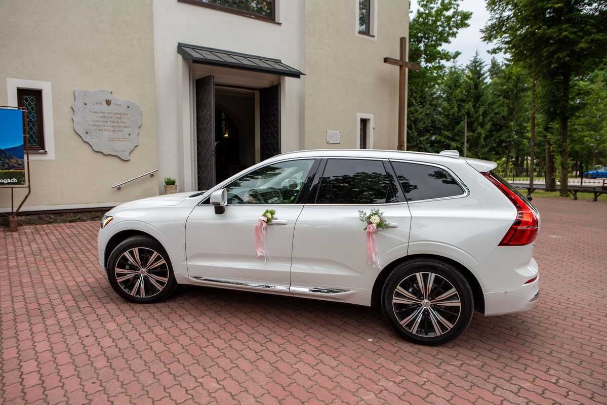 Zawiozę do ślubu. Nowe Volvo XC60 BIAŁA PERŁA  Warszawa i okolice