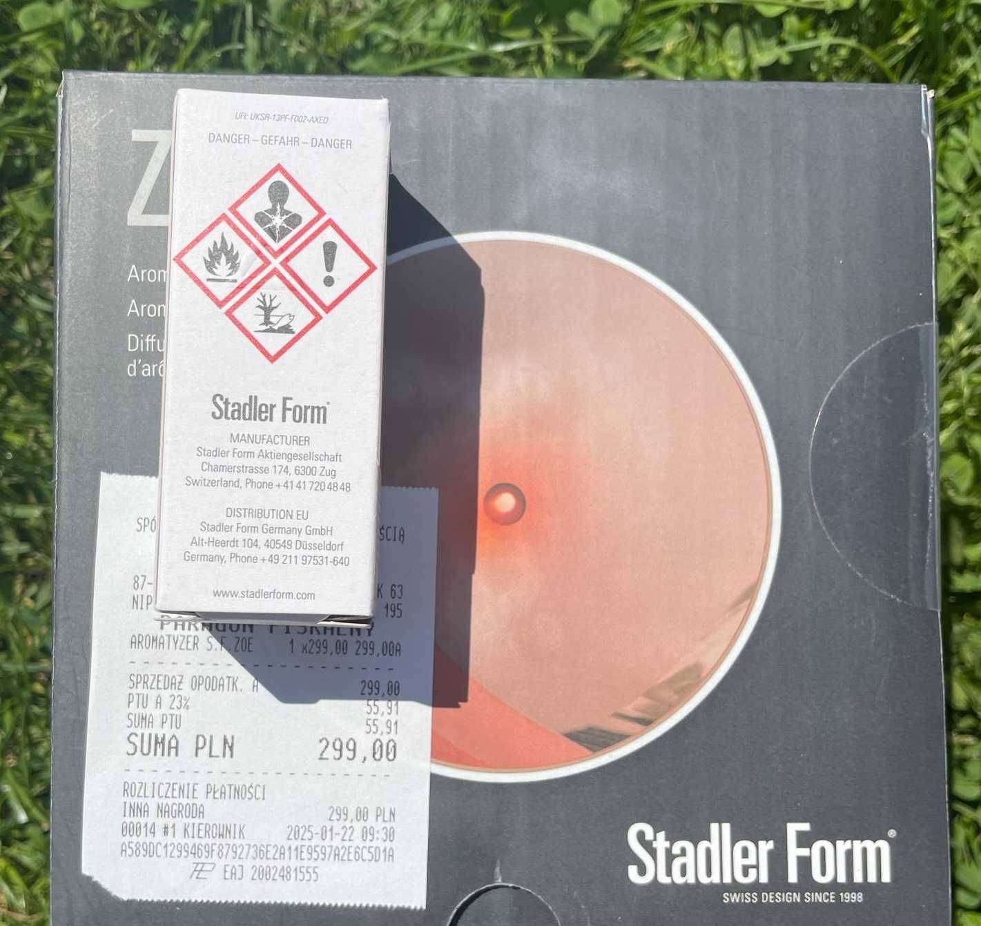 Nowy, oryginalny Aromatyzer STADLER FORM Zoe - tanio+ gratis
