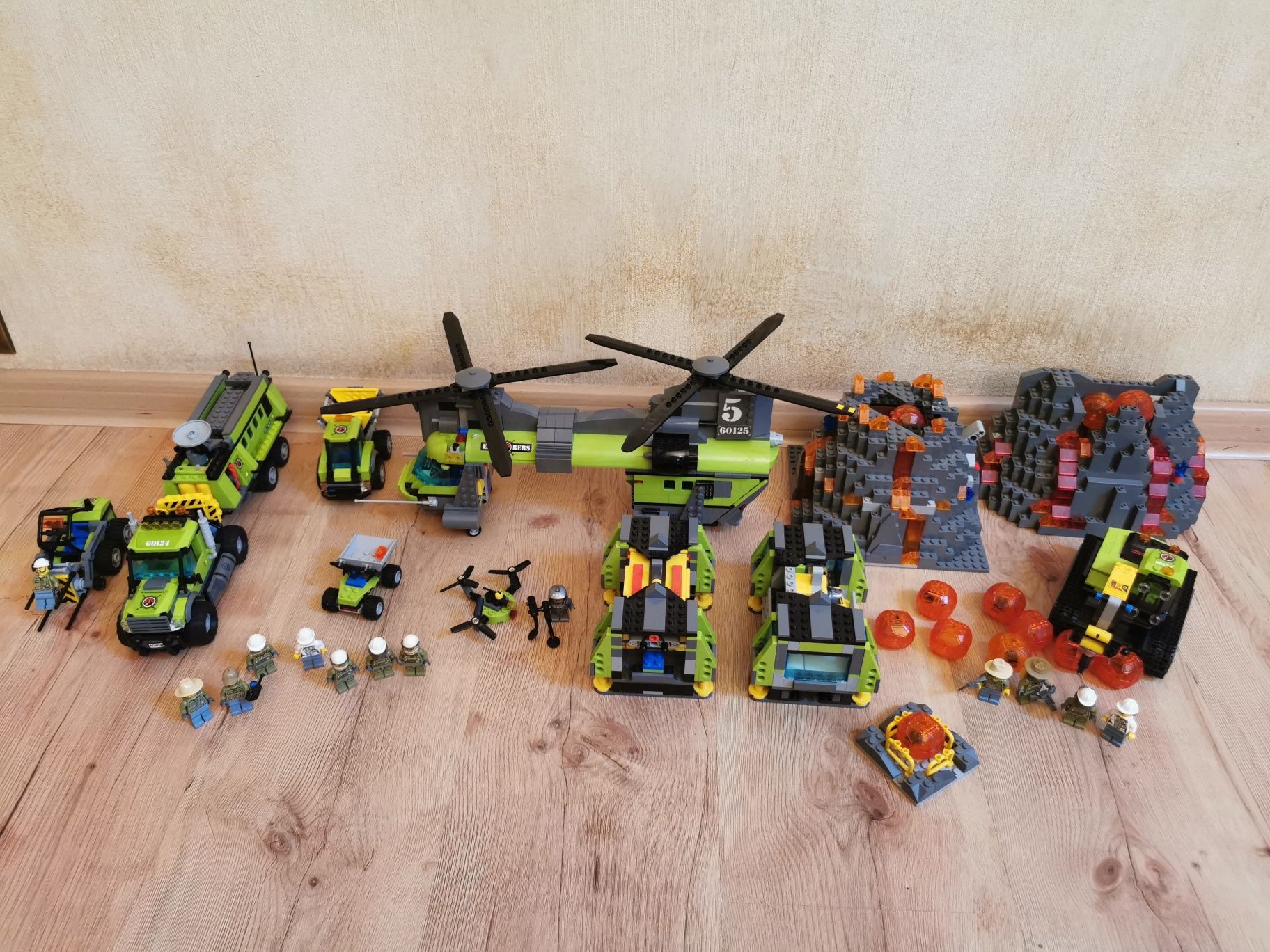 LEGO City 60124, Lego 60125 wulkaniczne